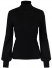 Rosie merino sweater black thumbnail