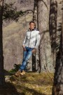 Scandinavian Explorer dunjakke unisex lysgrå/grå med hette thumbnail