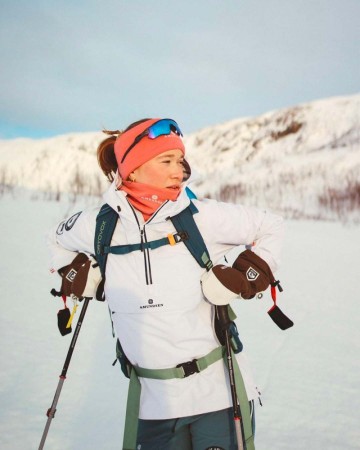 Amundsen Sports Peak anorak woman white