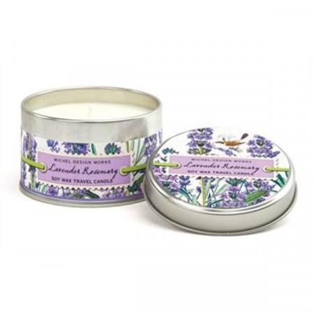 Michel Design Works  Lavender Rosemary Tin Travel Candle