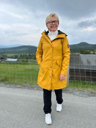 Scandinavian Explorer regnkåpe lady gul 